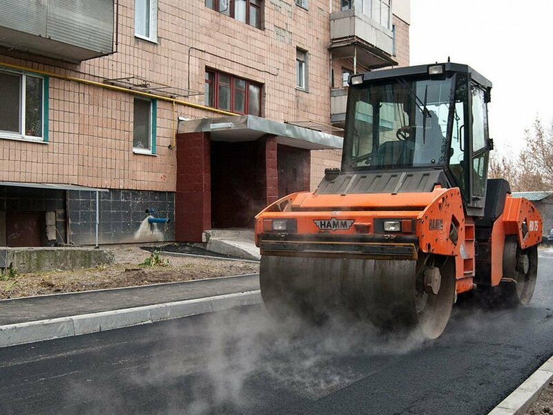 Укладка асфальта